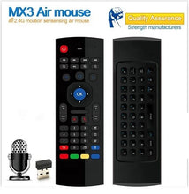 Load image into Gallery viewer, Air Mouse , MX3 Pro Wireless Keyboard 2.4G Smart TV Remote with Motion Sensing Game Handle Android Remote Control for Android TV Box/PC/Smart TV/Projector/HTPC/All-in-one PC/ See