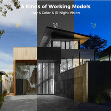 Load image into Gallery viewer, PTZ Camera Wireless System】 3MP Security Camera System Two Way Audio, Auto Tracking, Full Color Night Vision, IP66 Waterproof, Expandable 10CH NVR, 24/7 Record with 1TB Hard Drive