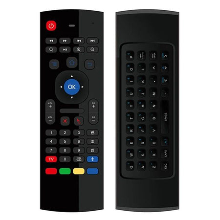 Air Mouse , MX3 Pro Wireless Keyboard 2.4G Smart TV Remote with Motion Sensing Game Handle Android Remote Control for Android TV Box/PC/Smart TV/Projector/HTPC/All-in-one PC/ See