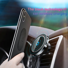 Load image into Gallery viewer, MAGNETIC SMART CAR WIRELESS CHARGER Magnetic Phone Holder For iPhone/Android
